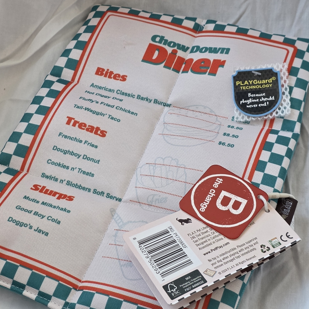 Chow Down Diner Pet Placemat